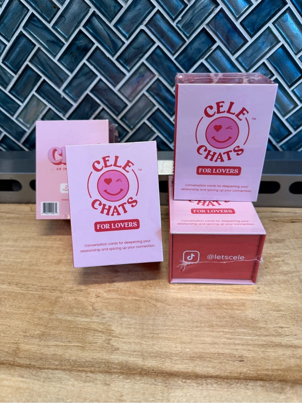 For Lovers Conversation Cards - Pink